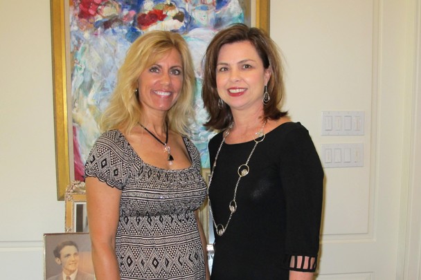 Michelle Richardson, Alpha Chi Omega, and Kelli Baliker, Chi Omega Clear Lake