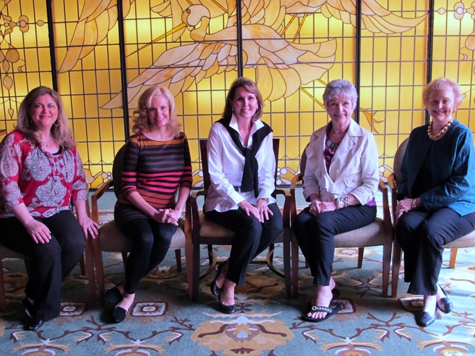 Carol-Leigh Harvey, Lisa Seward, Debbie Etheridge, Grace Anne Baker, Joan Warburton Delta Gamma