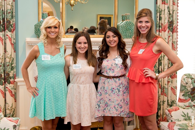 Meagen Morrison, Alpha Delta Pi, Kaitlyn Cummings, Alpha Gamma Delta, Thalia Villa, Delta Zeta, Caitlin Wilkerson, Delta Delta Delta Winners