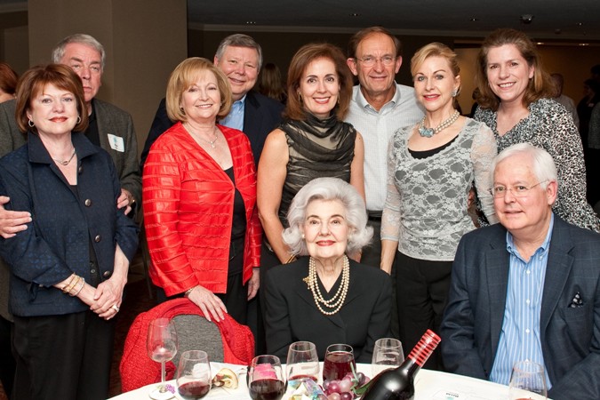 Ken & Sandy Kopel, Gary & Marsha Orloff, Alan & Pam Jarrett, Dana Kervin, Cathy Coers Frank, Yvetta Schwarz, David Schwarz, Photo by Danny Olliver Champagne Table