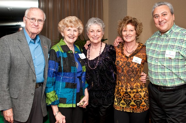 Bob & Kay Newman, Grace Anne Baker, Tricia Hughes Mirdadian & David Mirdadian, Photo by Danny Oliver Delta Gamma