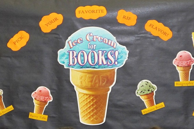 Reading Is Fundamental: Ice Cream for Books! rif